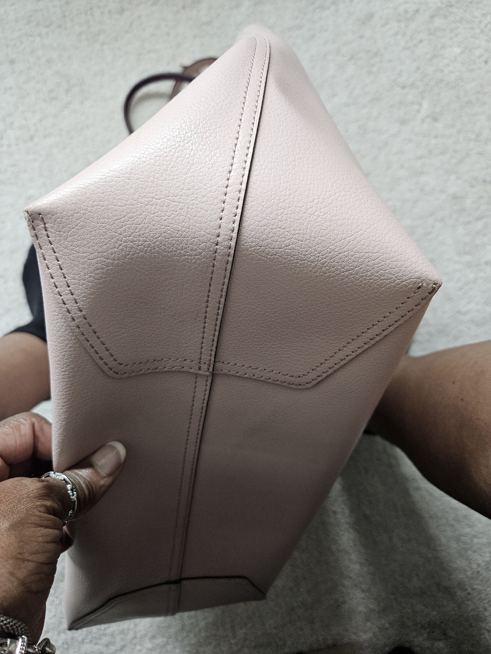 kate spade New York Blush Pink Leather Tote with Wristlet - Picture 6 of 8